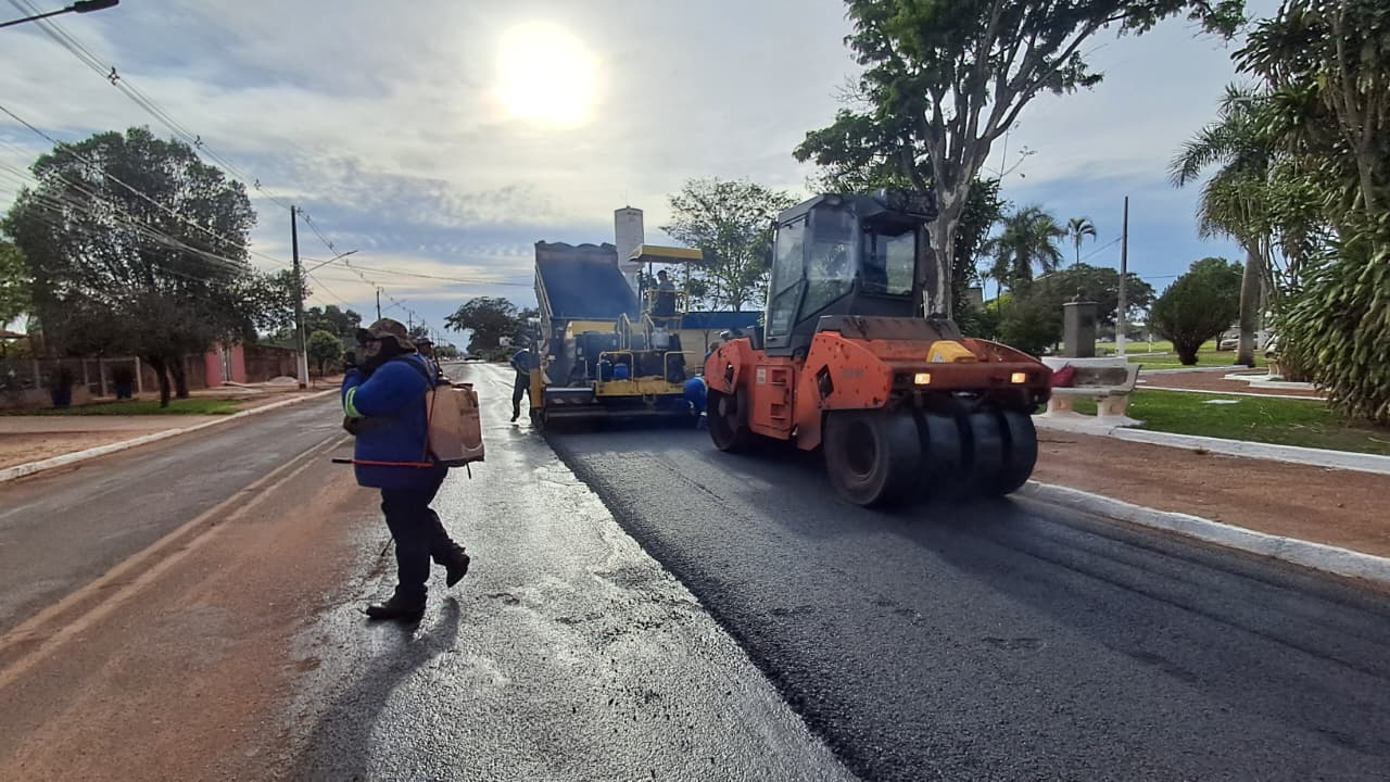 Angélica: Prefeitura inicia as obras de recapeamento da Rua Stefan Dudas Notícias  03 Agosto 2026