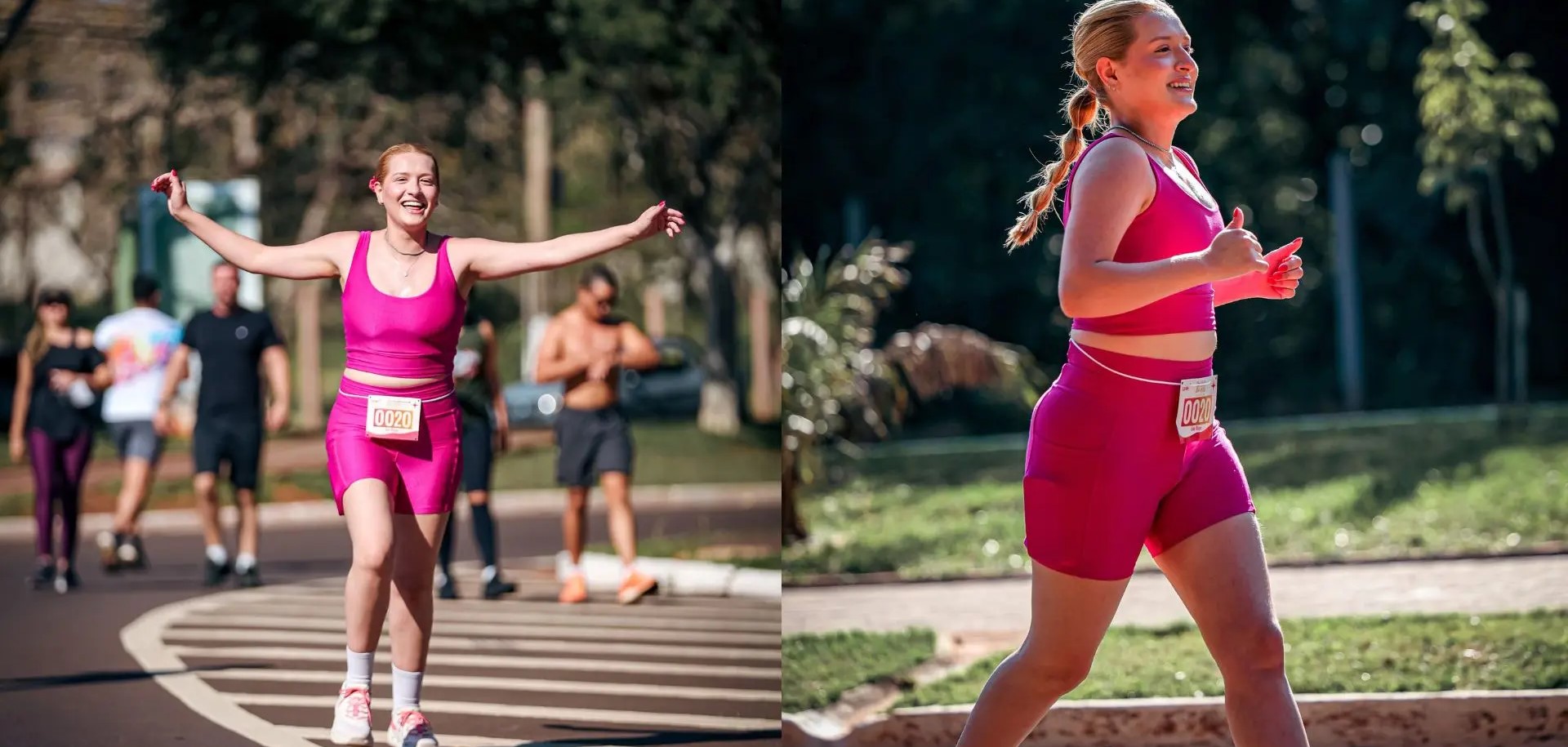 Após enfrentar doença autoimune que causa fraqueza muscular, jovem corre 2 km para celebrar aniversário