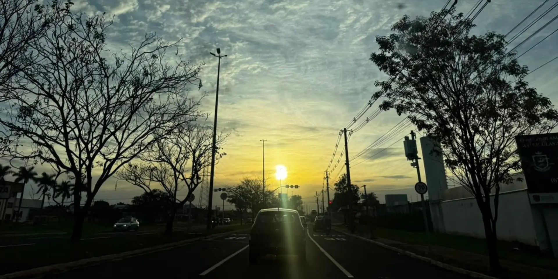 Ciclone traz temporais para MS mas temperaturas podem chegar a 38°C no final de semana