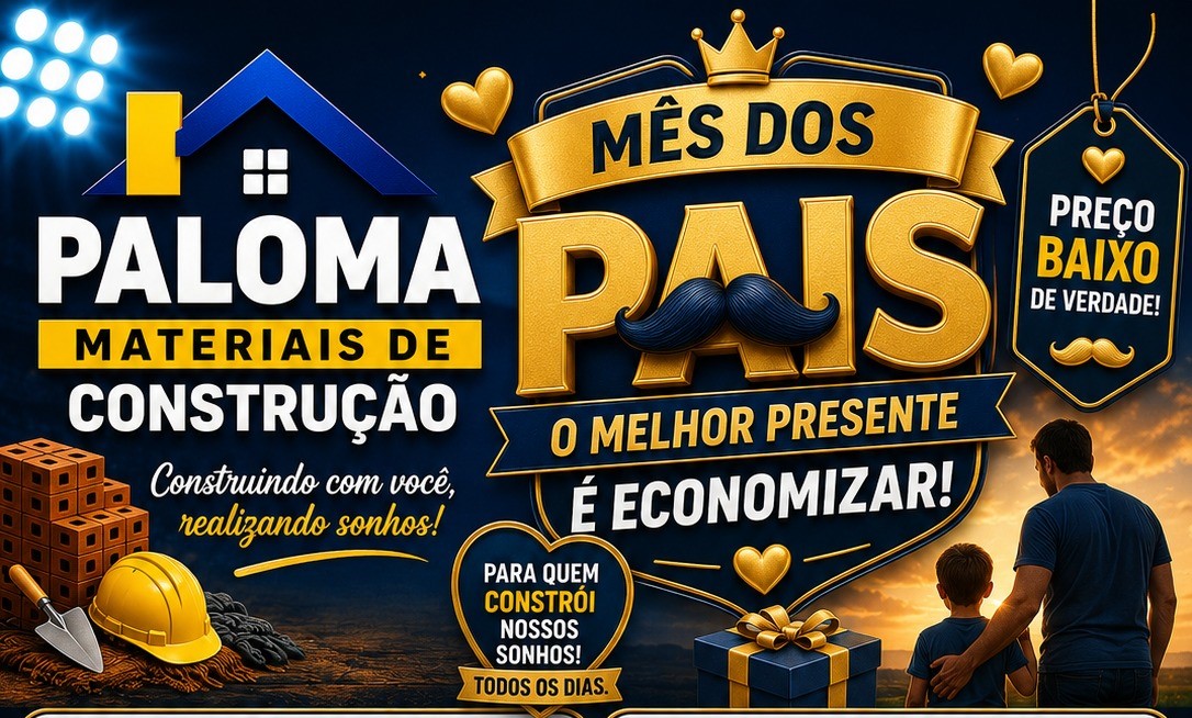 Paloma Materiais de Construção segue com grandes promoções no mês de agosto