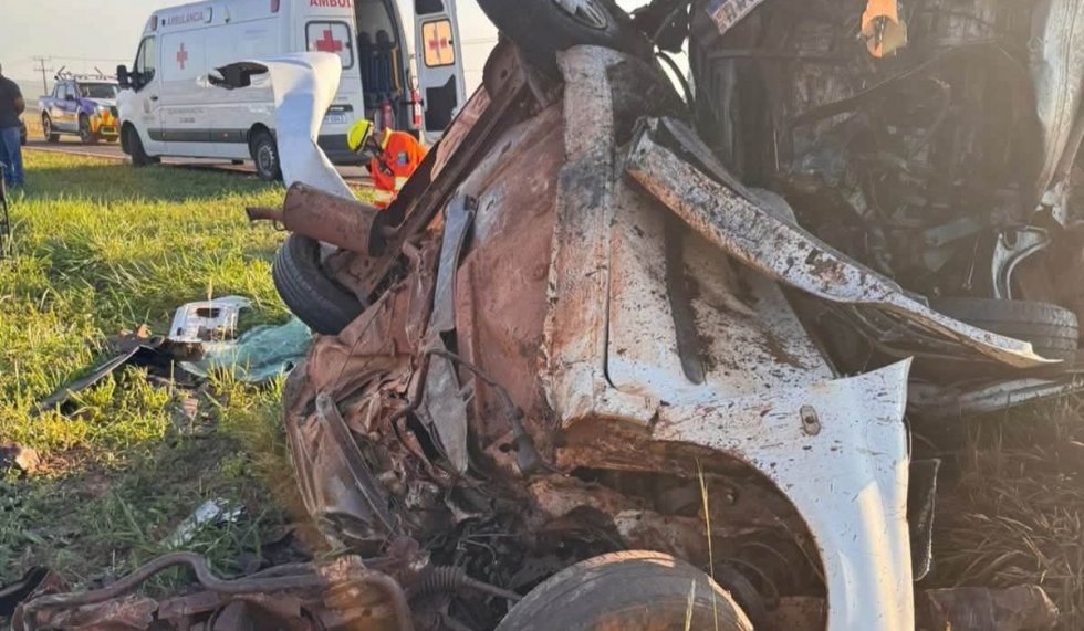 Acidente com van da Saúde deixa quatro mortos na BR-163 em MS