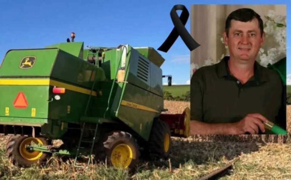 Agricultor leva choque enquanto fazia manutenção de colheitadeira e morre em Itaquiraí