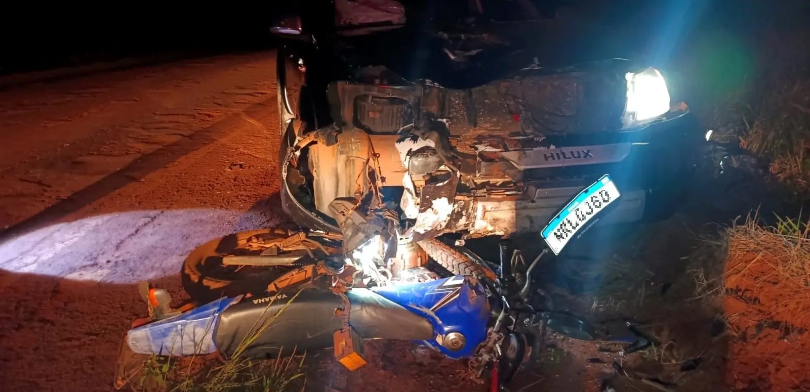 Motociclista morre vítima de grave acidente ocorrido na região de Ivinhema
