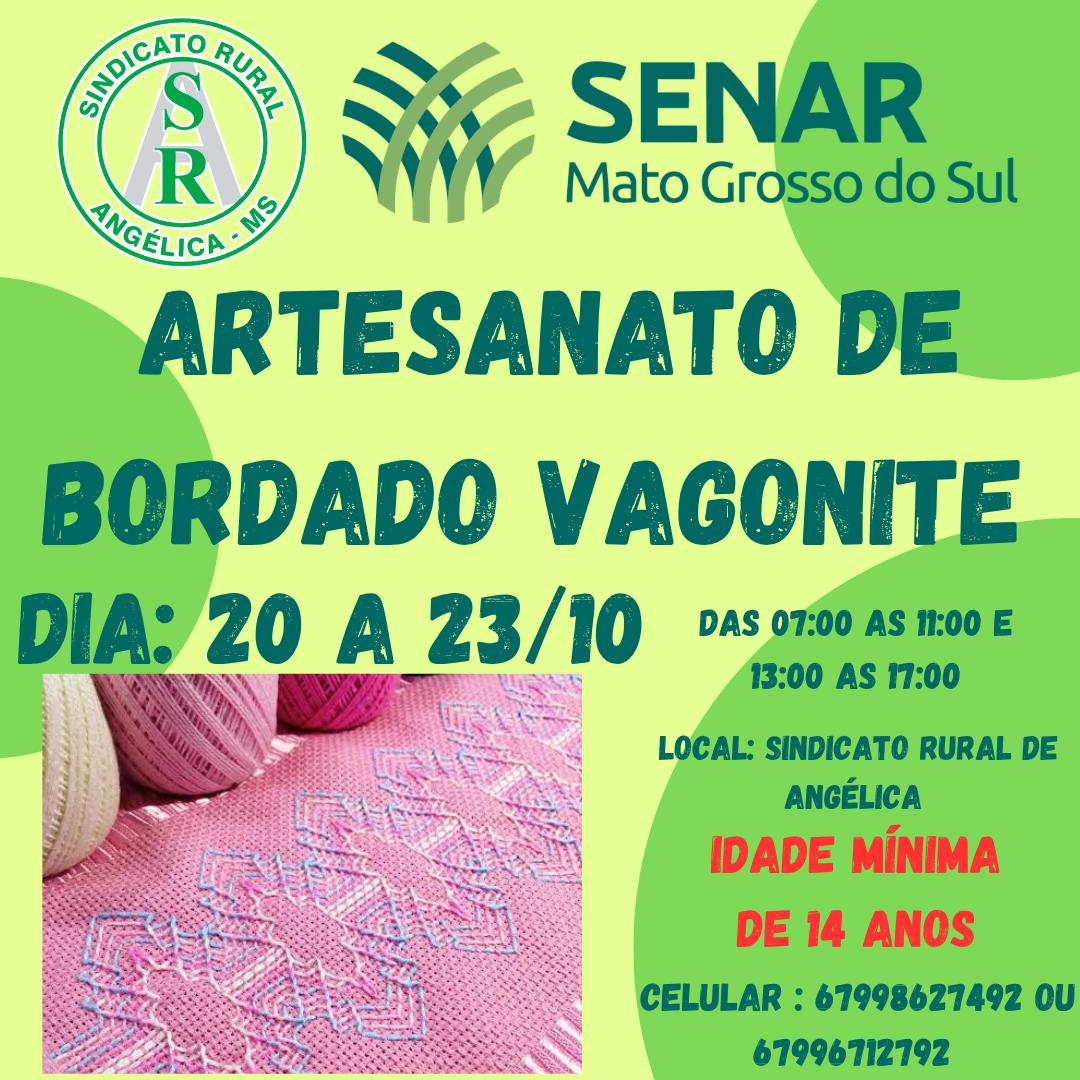 Sindicato Rural de Angélica e SENAR/MS promovem cursos gratuitos de conservas de hortaliças e bordado vagonite Sindicato Rural de Angélica e SENAR/MS promovem cursos gratuitos de conservas de hortaliças e bordado vagonite